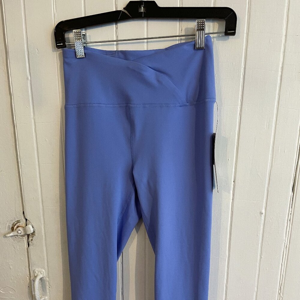 90 Degree By Reflex, Leggings, Lana Everyday Lux Crossover Crop Tight, Blue. XS